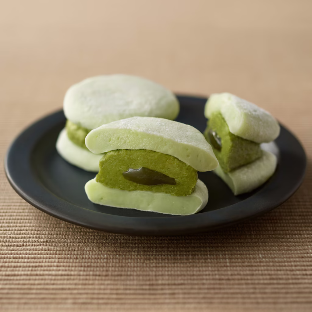 無印良品「ふわもちサンド 抹茶クリーム」　