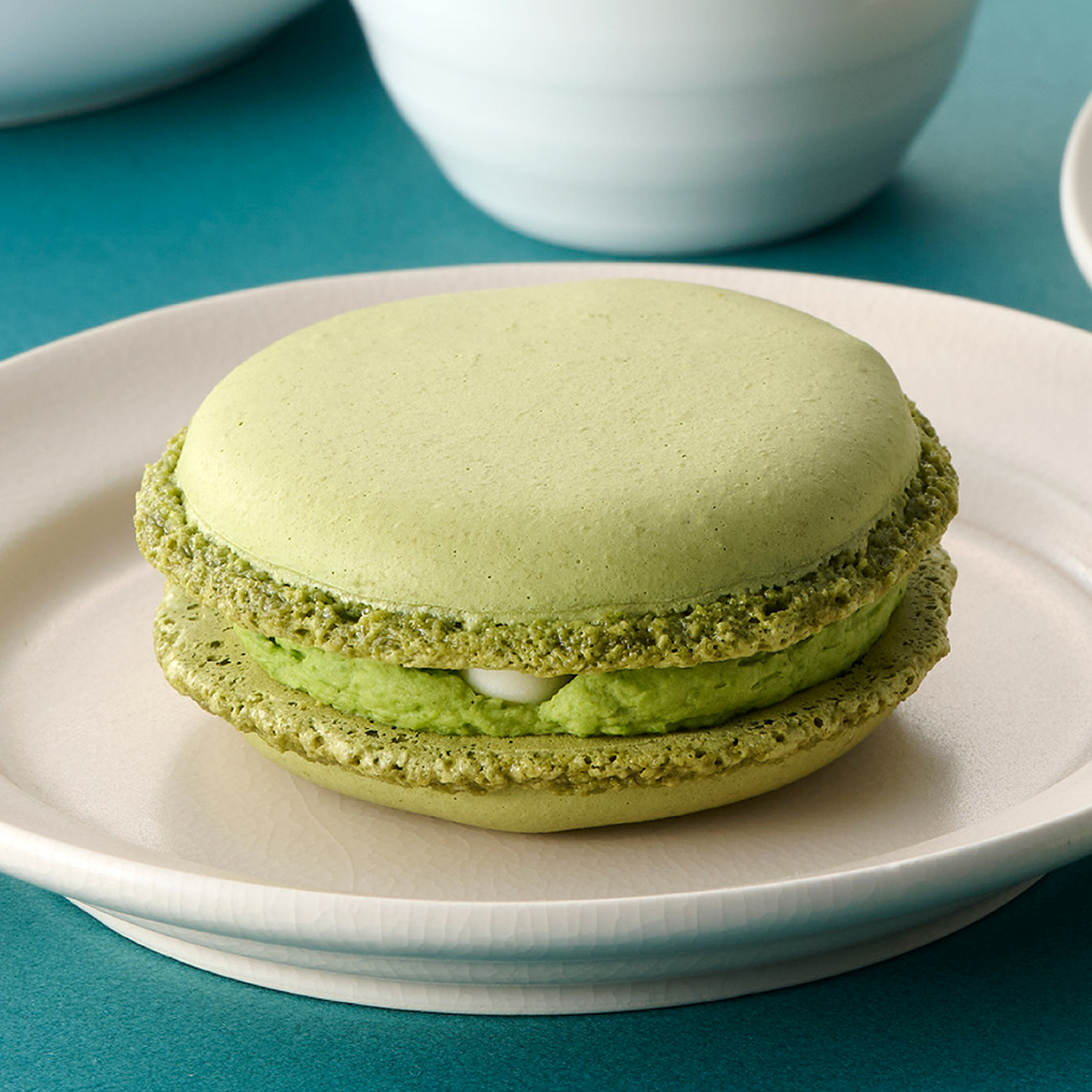 ドンレミー「丸七製茶監修 マカロン 抹茶＆ホワイトチョコ」