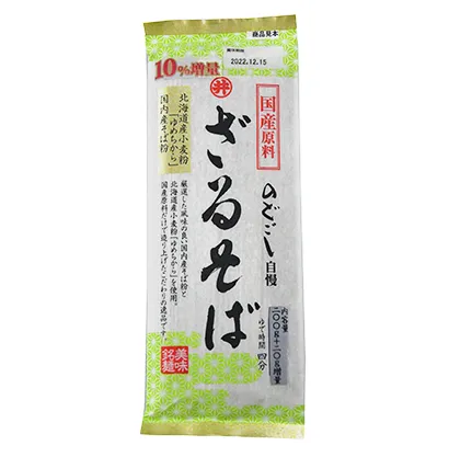 東亜食品工業「国産原料ざるそば」