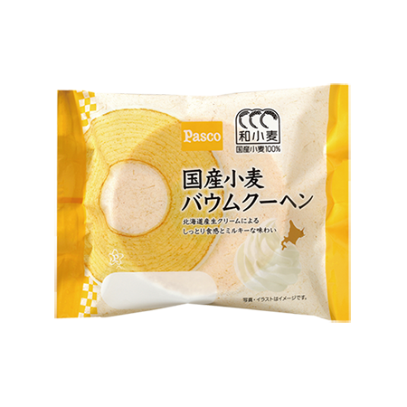敷島製パン「国産小麦 バウムクーヘン」